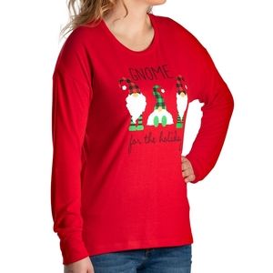 Modern Canvas Ladies Holiday Top (NWT) Large